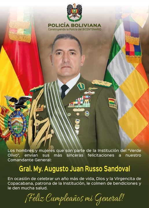 FELIZ CUMPLEAÑOS MI GENERAL