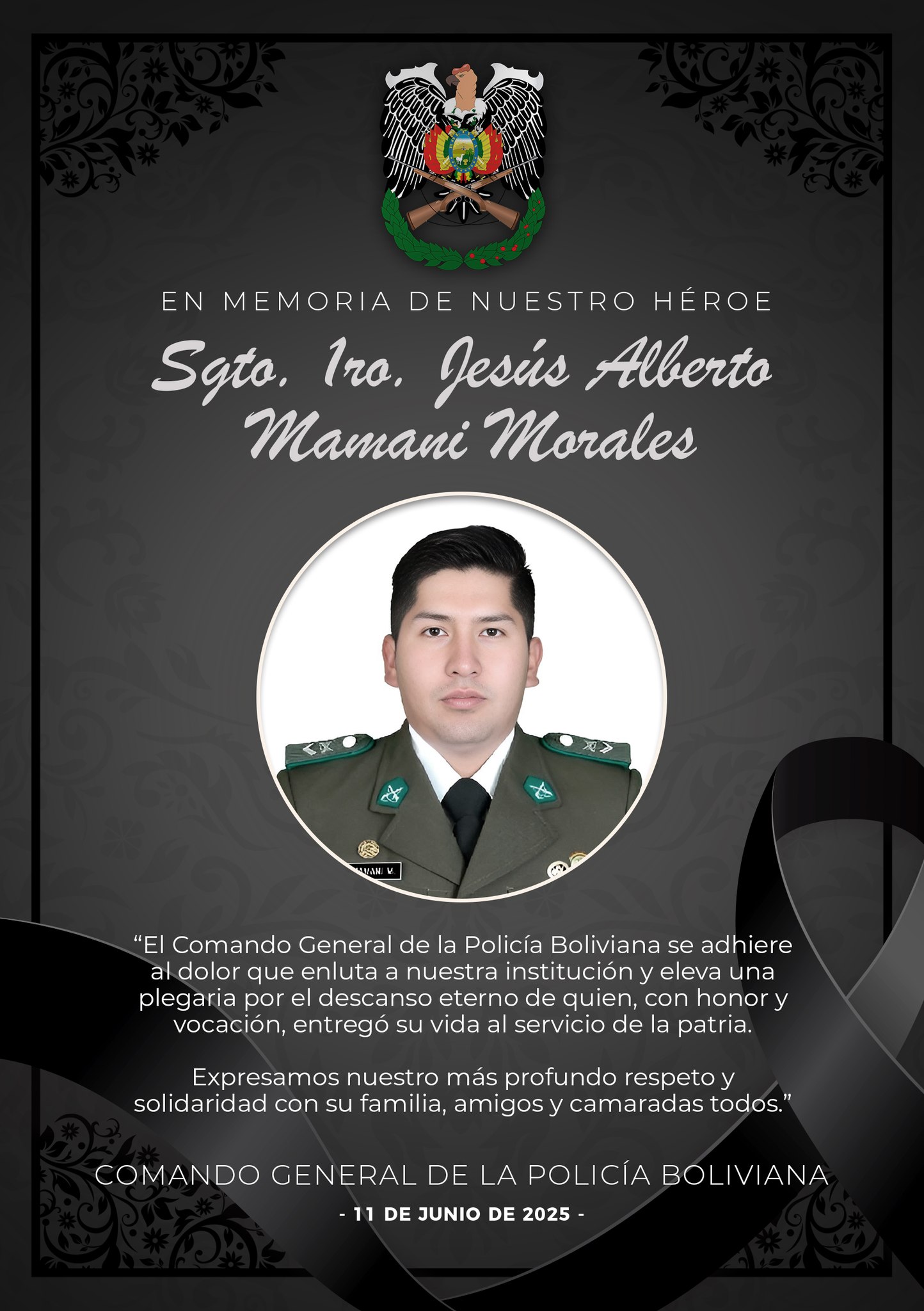 CONDOLENCIAS