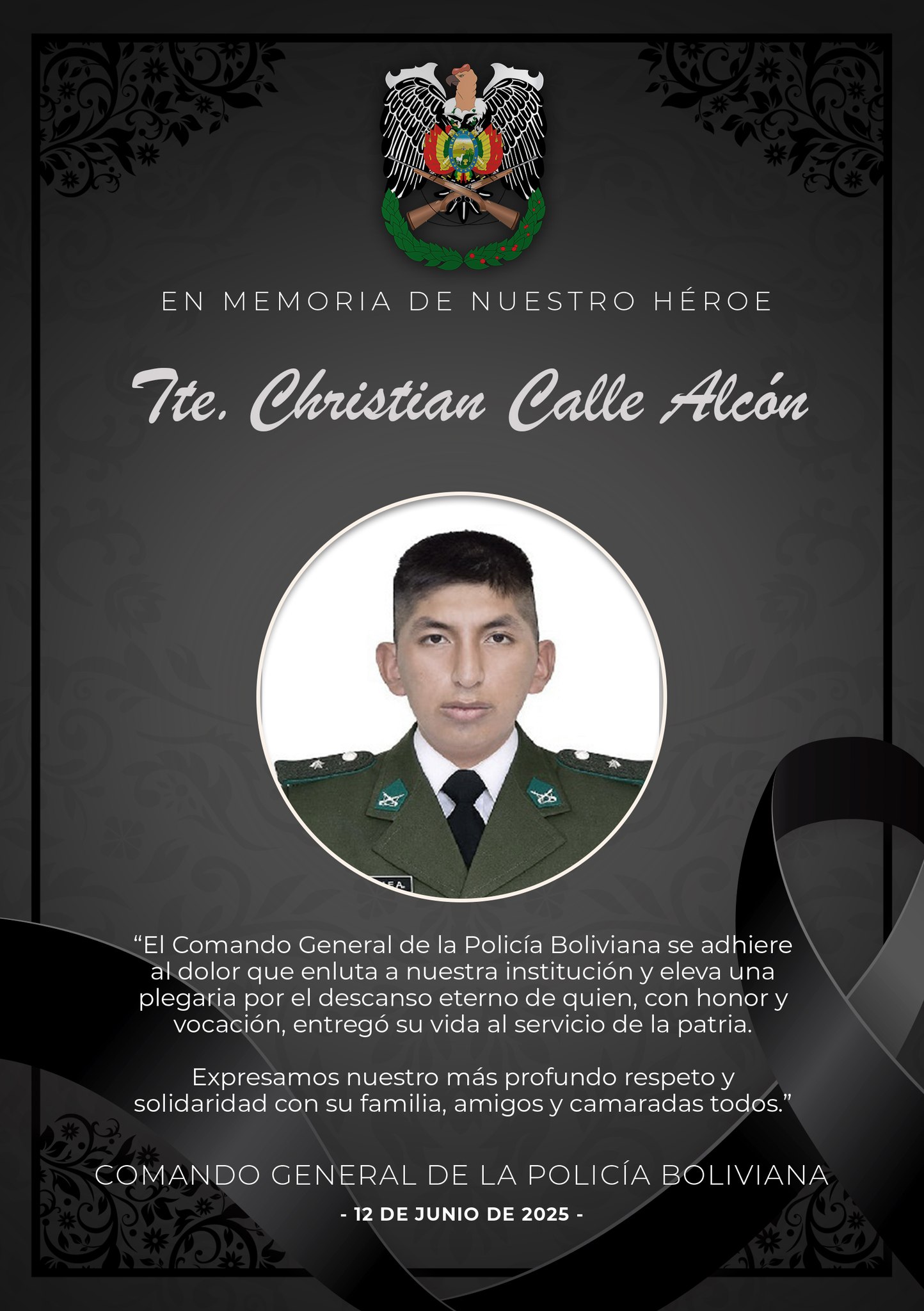 CONDOLENCIAS